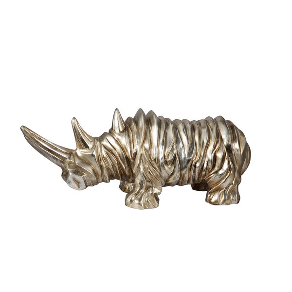 white rhino figurine